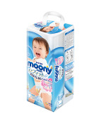Pull Ups Moony.Large size. For Boys. (9-14kg) ( 20-31lbs) 44 count.